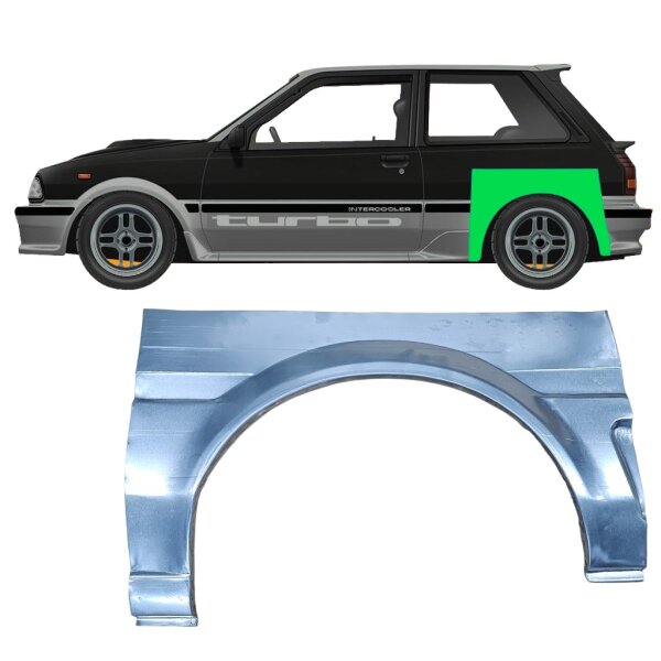 Hinten Radlauf Blech für Toyota Starlet P70 1984 - 1989 links