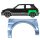 Hinten Radlauf Blech für Toyota Starlet P70 1984 - 1989 links