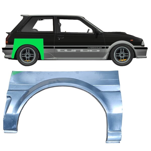 Hinten Radlauf Blech für Toyota Starlet P70 1984 - 1989 rechts