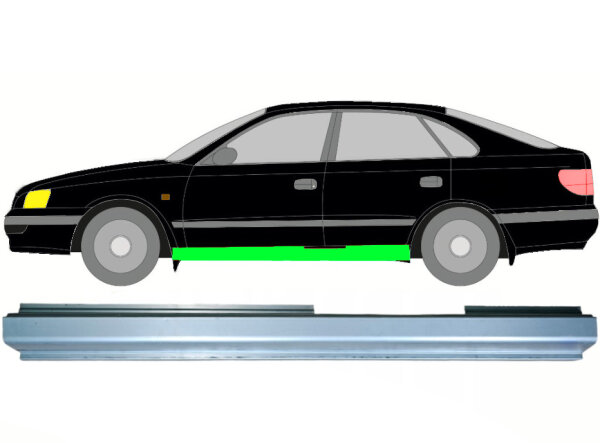 Schweller Blech für Toyota Carina E 1992 - 1997 links