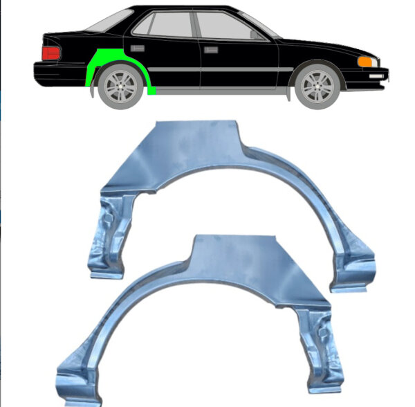 Schweller Blech für Toyota Camry 1991 - 1996 rechts & links