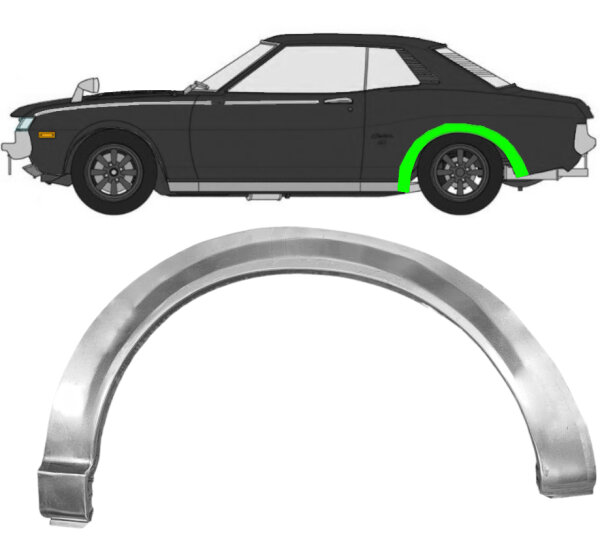 Hinten Radlauf Blech für Toyota Celica 1971 - 1978 links