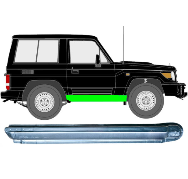 Schweller Blech für Toyota Land Cruiser 1984 - 1993 rechts