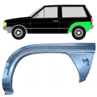 Hinten Radlauf Blech für Volkswagen Polo 86c 1981 -...