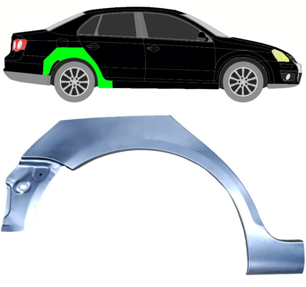 Radlauf Blech für Volkswagen Jetta 2005 - 2010 rechts