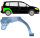 Hinten Radlauf Blech für Volkswagen Touran 2010 - 2015 rechts