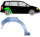 Hinten Radlauf Blech für Volkswagen Touran 2003 - 2010 rechts
