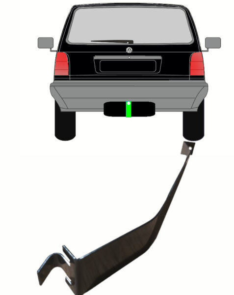 Kraftstofftankklemmen für Volkswagen Polo 2f 1981 - 1994