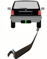 Kraftstofftankklemmen für Volkswagen Polo 2f 1981 -...