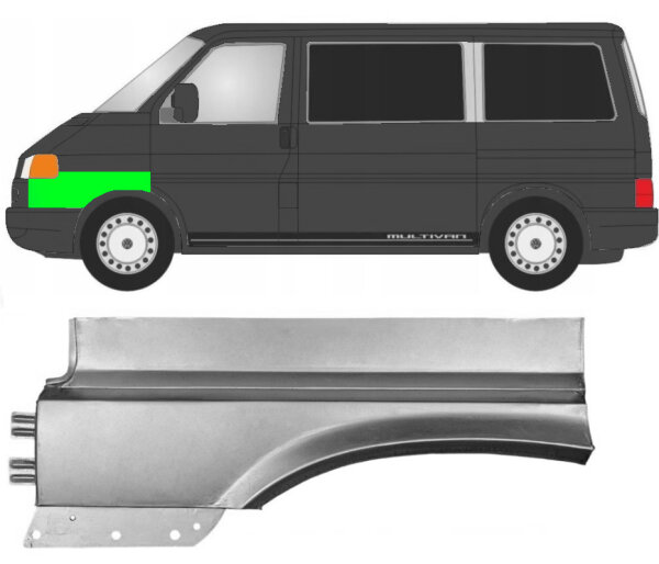 Vorne Kotflügel Blech für Volkswagen Caravelle 1996 - 2003 links