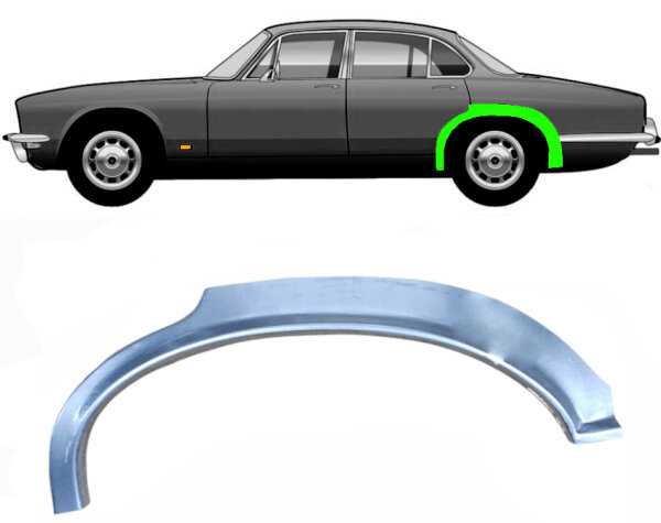 Hinten Radlauf Blech für Jaguar Xj 1968 - 1973 links