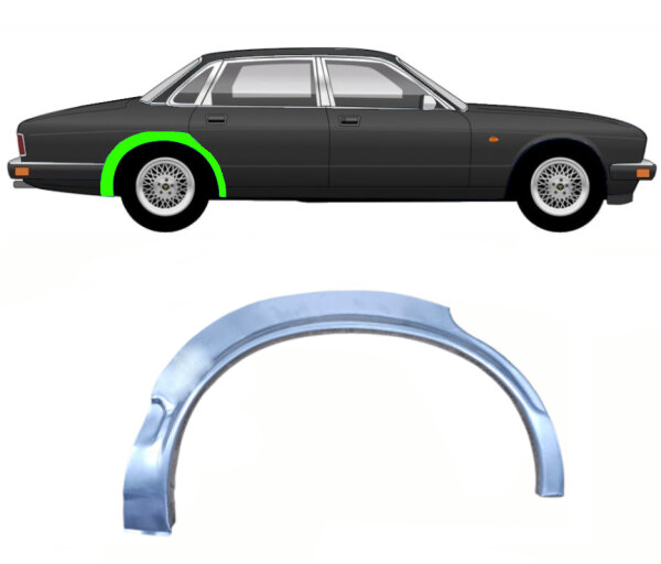 Hinten Radlauf Blech für Jaguar Xj 1986 - 1994 rechts