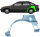 Hinten Radlauf Blech Panel für Mitsubishi Colt 1988 - 1992 links