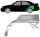 Hinten Radlauf Blech für Seat Toledo I 1991 - 1999 links