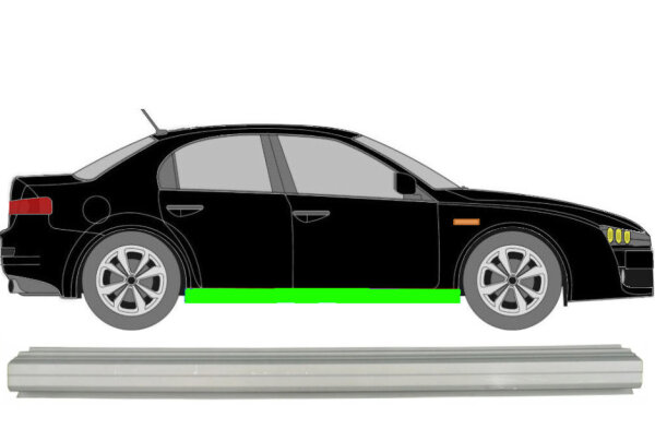 Schweller Blech Einfache Version für Alfa Romeo 159 2005 - 2012 rechts