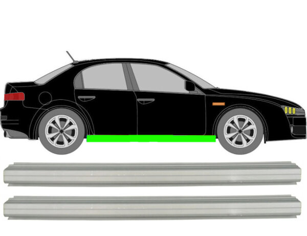 Schweller Blech Satz für Alfa Romeo 159 2005 - 2012 rechts & links