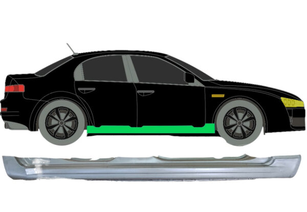 Schweller Blech für Alfa Romeo 159 2005 - 2012 rechts