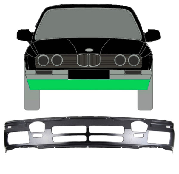 Vorne Frontblende für Bmw 3 E30 1982 - 1985