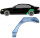 Hinten Radlauf Blech Klein für Bmw 3 E46 1998 - 2008 links