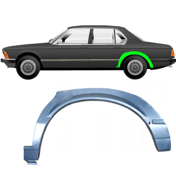 Hinten Radlauf Blech für Bmw 7 E23 1976 - 1986 links