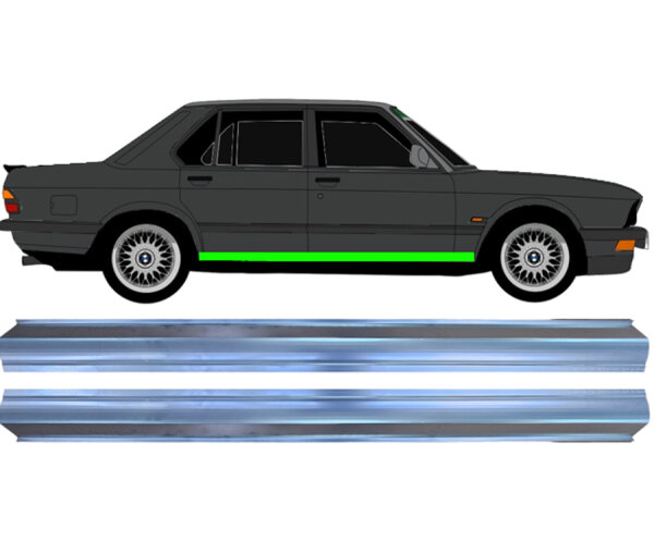 Schweller Blech Satz für Bmw 5 E28 1981 - 1987 rechts & links