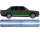 Schweller Blech Satz für Bmw 5 E28 1981 - 1987 rechts & links
