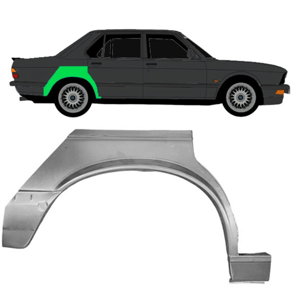 Hinten Radlauf Blech für Bmw 5 E28 1981 - 1987 rechts