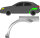 Hinten Radlauf Blech für Chevrolet Lacetti 2003 - 2009 links