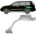 Hinten Radlauf Blech für Nissan X - Trail T30 2001 - 2007 links