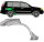 Hinten Radlauf Blech für Nissan X - Trail T30 2001 - 2007 rechts