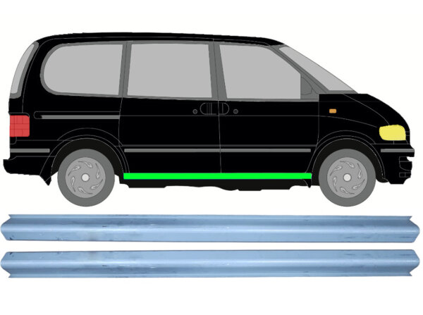 Schweller Blech Satz für Nissan Serena 1992 - 2001 rechts & links