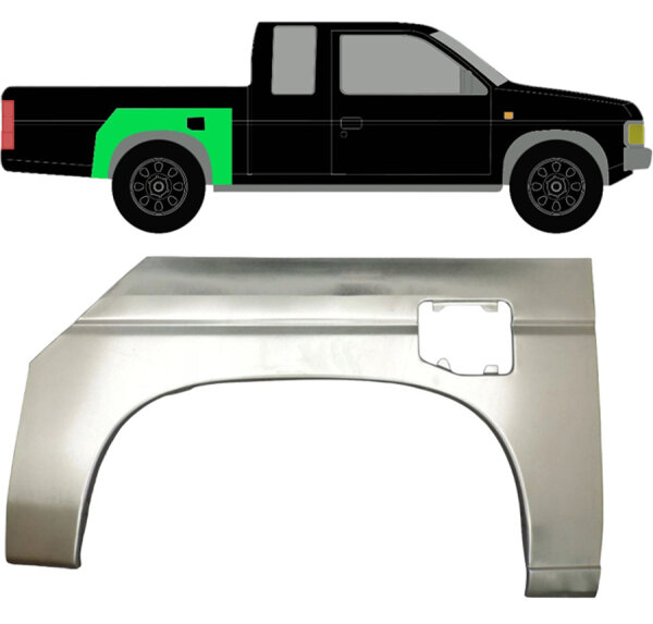 Hinten Radlauf Blech für Nissan Pickup 1987 - 1997 rechts