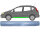 Schweller Blech einfache Version für Daewoo Tacuma 2000 - 2004 links