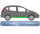 Schweller Blech einfache Version für Daewoo Rezzo 2000 - 2004 rechts