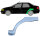 Hinten Radlauf Blech für Fiat Siena 1997 - 2001 links