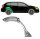 Hinten Radlauf Blech für Dodge Caliber 2006 - 2013 rechts