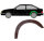 Hinten 3 Tür Radlauf Blech für Ford Sierra 1982 - 1993 links
