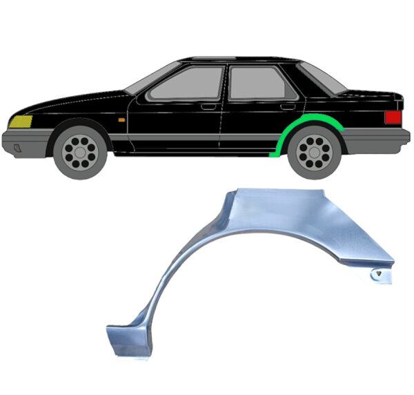 Hinten 5 Tür Radlauf Blech für Ford Sierra 1982 - 1993 links