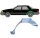Hinten 5 Tür Radlauf Blech für Ford Sierra 1982 - 1993 links