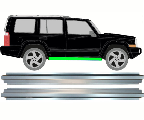 Innen Schweller Satz für Jeep Commander 2005 - 2010 rechts & links