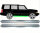 Innen Schweller Satz für Jeep Commander 2005 - 2010 rechts & links