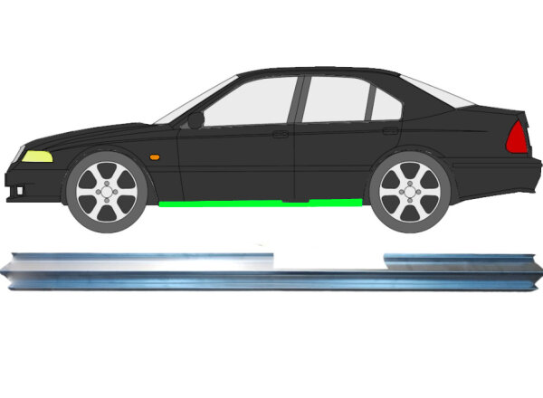 Schweller Oben Teil Blech für Rover 400 1995 - 2000 links