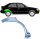 5 Tür Radlauf Blech für Hyundai Accent 2000 - 2006 rechts