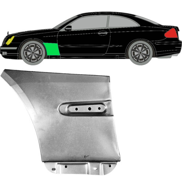 Vorne Kotflügel Blech für Mercedes Clk W209 Coupe 2002 - 2009 links