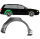 Kombi Radlauf Blech für Mitsubishi Galant 1996 - 2003 rechts