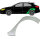 Hinten Radlauf Blech für Mitsubishi Lancer Ab 2007 links