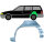 Hinten Kombi Radlauf Blech für Vauxhall Astra F 1991 - 2002 links