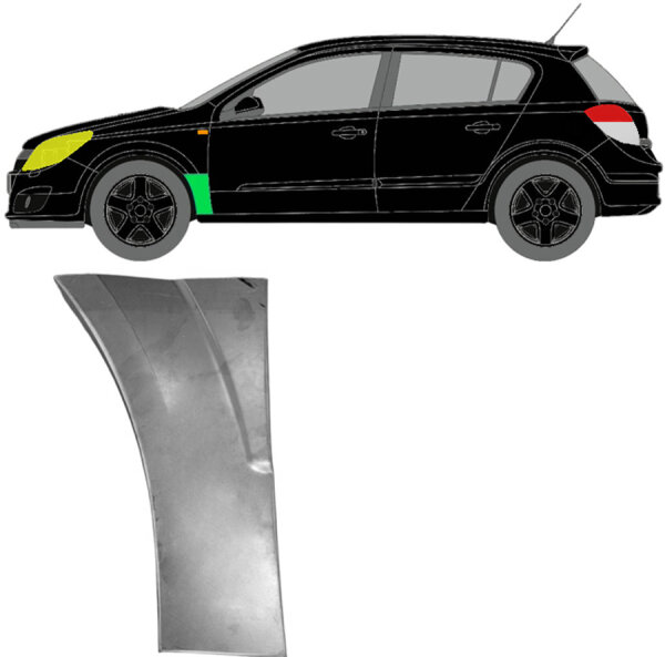 Vorne Kotflügel Blech für Vauxhall Astra H 2003 - 2014 links