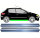 Schweller Blech Satz für Peugeot 206 Ab 1998 rechts & links