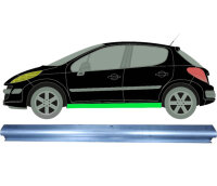 Schweller Blech für Peugeot 207 2006 - 2013 links